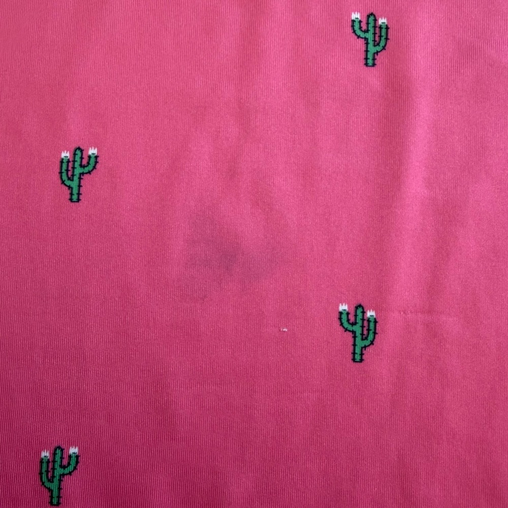Footjoy FJ Cactus Pink Short Sleeve‎ Polo Golf Men's Medium - Picture 7 of 7